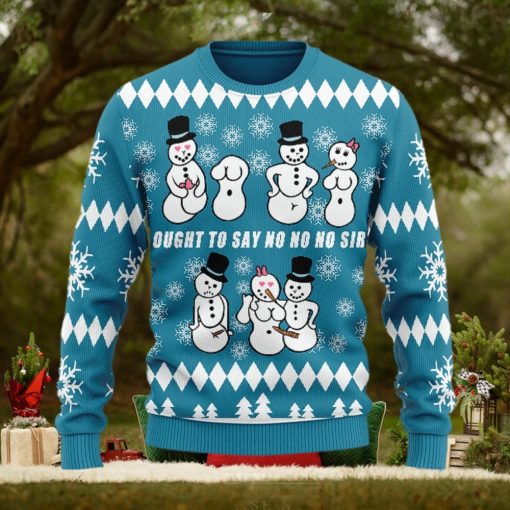 Christmas Gift Ought To Say No No No Sir Men And Women Ugly Christmas Sweater