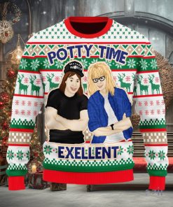 Christmas Gift Potty Time Exellent Men And Women Ugly Christmas Sweater
