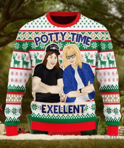Christmas Gift Potty Time Exellent Men And Women Ugly Christmas Sweater