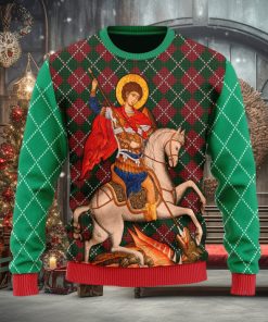 Christmas Gift St. George Men And Women Ugly Christmas Sweater