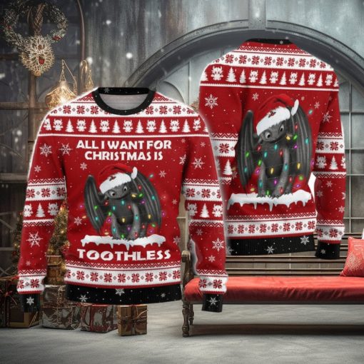 Christmas Gift Toothless Ugly Christmas Sweater Xmas Christmas Gift