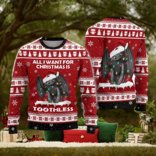 Christmas Gift Toothless Ugly Christmas Sweater Xmas Christmas Gift