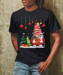 Christmas Gnome Holding A Basketball Ball Pajama Xmas Tree shirt 1 Christmas Gnome Holding A Basketball Ball Pajama Xmas Tree shirt