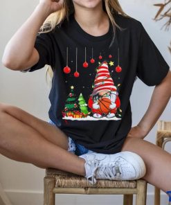 Christmas Gnome Holding A Basketball Ball Pajama Xmas Tree shirt 2 Christmas Gnome Holding A Basketball Ball Pajama Xmas Tree shirt