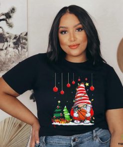 Christmas Gnome Holding A Basketball Ball Pajama Xmas Tree shirt 3 Christmas Gnome Holding A Basketball Ball Pajama Xmas Tree shirt
