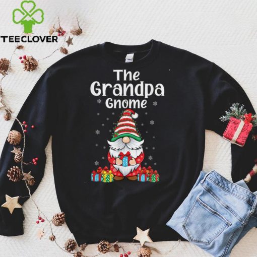 Christmas Gnome pajama for grandparents grandpa gnome Xmas T Shirt