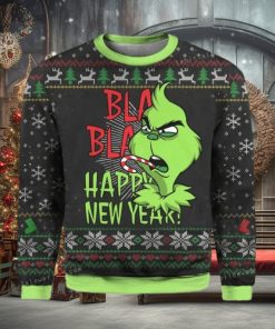Christmas Grinch Face Womens Ugly Sweater