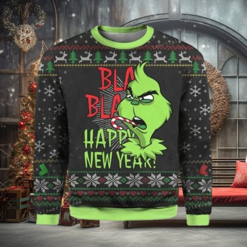 Christmas Grinch Face Womens Ugly Sweater