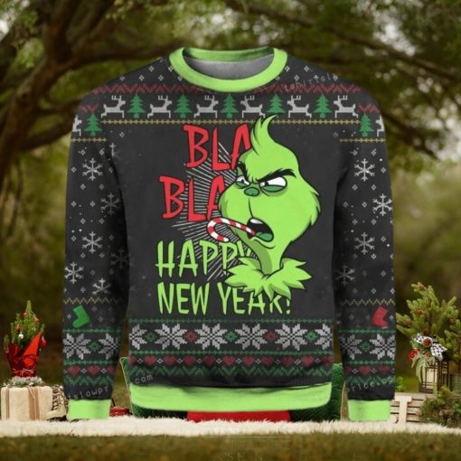 Christmas Grinch Face Womens Ugly Sweater