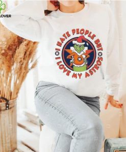 Christmas Grinch Houston I Hate People But I Love My Astros T Shirt