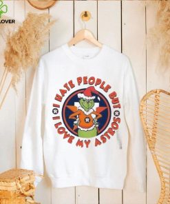 Christmas Grinch Houston I Hate People But I Love My Astros T Shirt