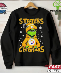 Christmas Grinch Pittsburgh Steelers Team Shirt