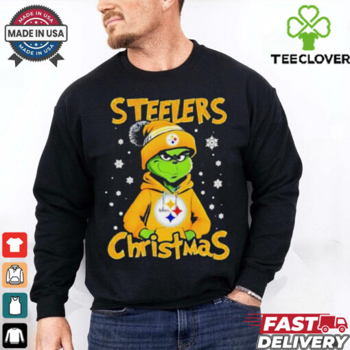 Christmas Grinch Pittsburgh Steelers Team Shirt