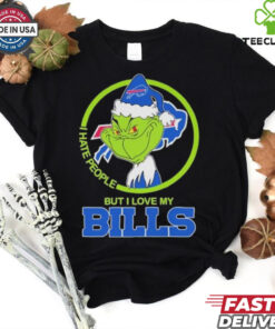 Christmas Grinch X Buffalo Bills I Hate People But I Love My Bills Shirt 3 Christmas Grinch X Buffalo Bills I Hate People But I Love My Bills Shirt