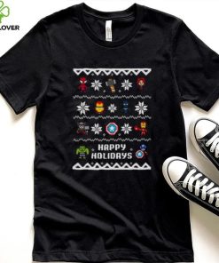 Christmas Happy Holidays Avengers Pixel hoodie, sweater, longsleeve, shirt v-neck, t-shirt