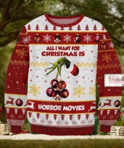 Christmas Horror Movie ugly sweater