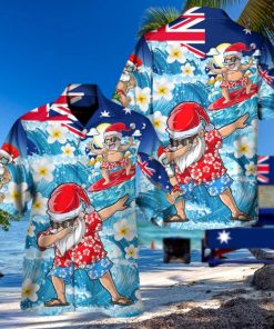 Christmas In July Dabbing Santa Hawaii Shirt