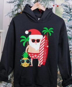 Christmas In July Party Costume Clothing Santa Surfing Shirt 1 Christmas In July Party Costume Clothing Santa Surfing Shirt