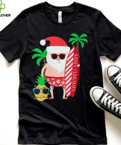 Christmas In July Party Costume Clothing Santa Surfing Shirt 3 Christmas In July Party Costume Clothing Santa Surfing Shirt