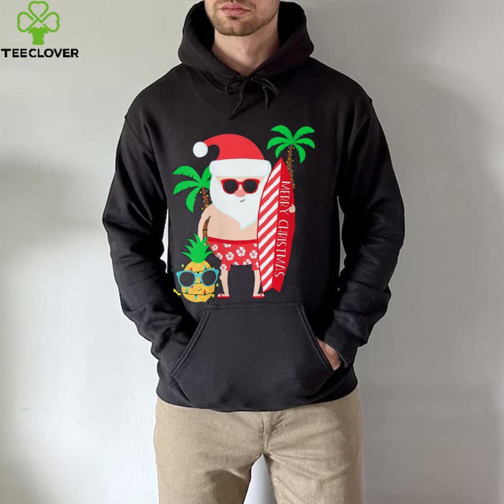 Christmas In July Party Costume Clothing Santa Surfing Shirt Christmas In July Party Costume Clothing Santa Surfing Shirt
