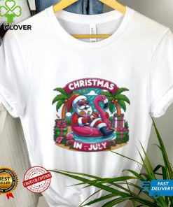 Christmas In July Santa Claus On The Beach Shirt