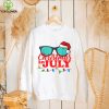 Christmas In July Santa Hat Sunglasses Summer Celebration T Shirt 1