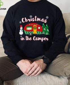 Christmas In The Camper Christmas Camping t shirt