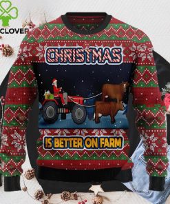 Christmas Is Better On Farm Ugly Christmas Sweater, Xmas Sweatshirt