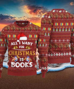Christmas Is Santa Hat Ugly Christmas Sweater
