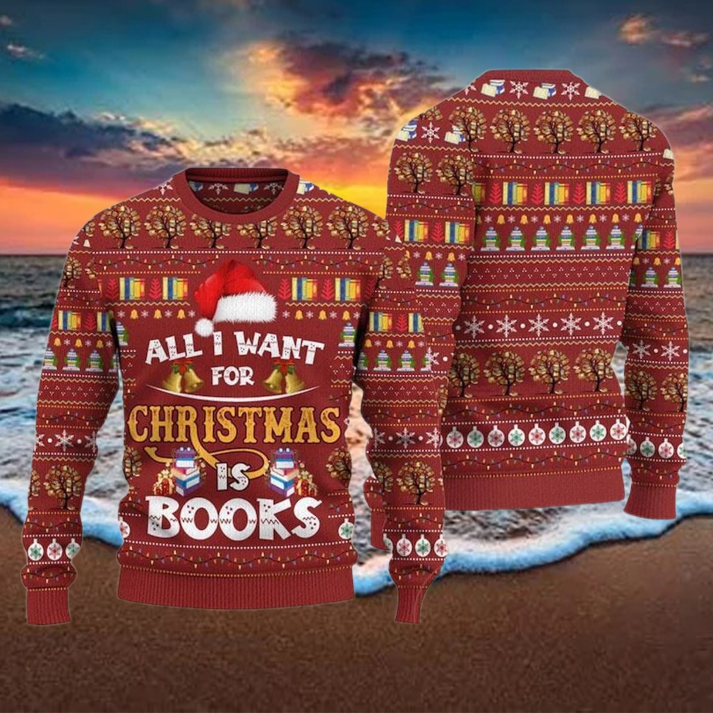 Christmas Is Santa Hat Ugly Christmas Sweater Christmas Is Santa Hat Ugly Christmas Sweater
