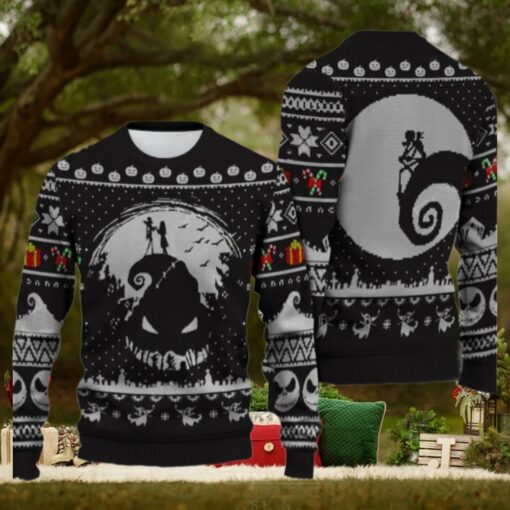Christmas Jack And Sally Ugly Sweater, Nightmare Before Christmas Sweater