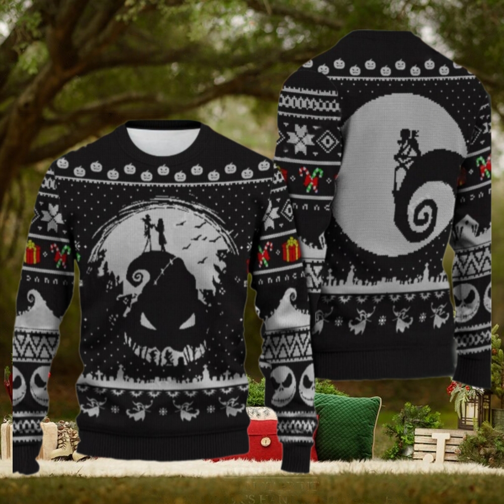 Christmas Jack And Sally Ugly Sweater, Nightmare Before Christmas Sweater Christmas Jack And Sally Ugly Sweater, Nightmare Before Christmas Sweater
