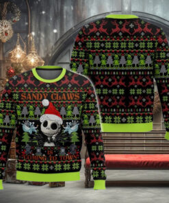 Christmas Jack Skellington Ugly Sweater, Nightmare Before Christmas Shirt, Sandy Claws Sweatshirt, Disney Christmas Shirt, Gift For Fan
