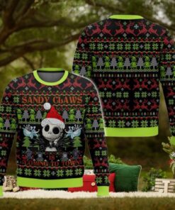 Christmas Jack Skellington Ugly Sweater, Nightmare Before Christmas Shirt, Sandy Claws Sweatshirt, Disney Christmas Shirt, Gift For Fan