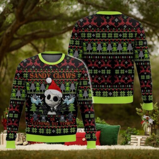 Christmas Jack Skellington Ugly Sweater, Nightmare Before Christmas Shirt, Sandy Claws Sweatshirt, Disney Christmas Shirt, Gift For Fan