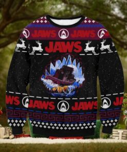 Christmas Jaws Ugly Sweater, Vintage Shark Movie Shirt, Horror Shark Holiday Sweater, Christmas Family Christmas Sweater, Gift For Fan