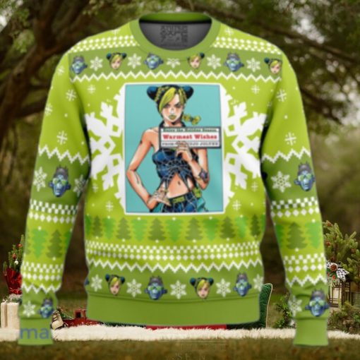 Christmas Jolyne Kujo Jojo’s Bizarre Adventure Christmas Sweater 3D Gift Christmas Funny