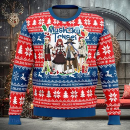 Christmas Joy Mushoku Tensei Jobless Reincarnation Ugly Christmas Sweater 3D Gift Christmas Funny