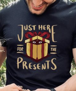 Christmas Just Here For the Presents Funny Mens Long Sleeve T Shirt