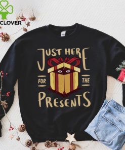 Christmas Just Here For the Presents Funny Mens Long Sleeve T Shirt