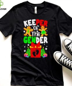 Christmas Keeper Of The Gender Reveal Baby Shirt