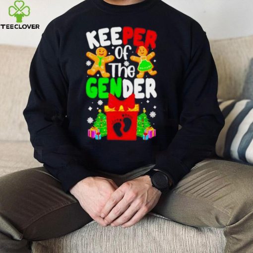 Christmas Keeper Of The Gender Reveal Baby Shirt