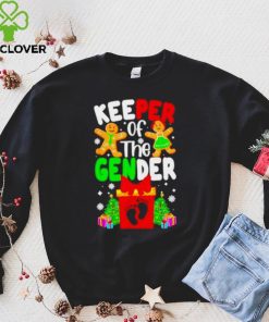Christmas Keeper Of The Gender Reveal Baby Shirt