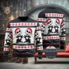 Chicago Bears Design NFL Snowflakes Reindeer 3D Sweater Custom Number And Name