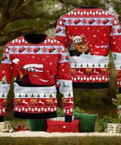 Christmas Lightning McQueen Ugly Sweater, McQueen 95 Ugly Chritsmas Sweater, Cars Xmas Sweater, Christmas Gift, Ugly Sweater