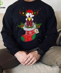 Christmas Lights Chicken Santa Funny Xmas Tree Chicken Shirt