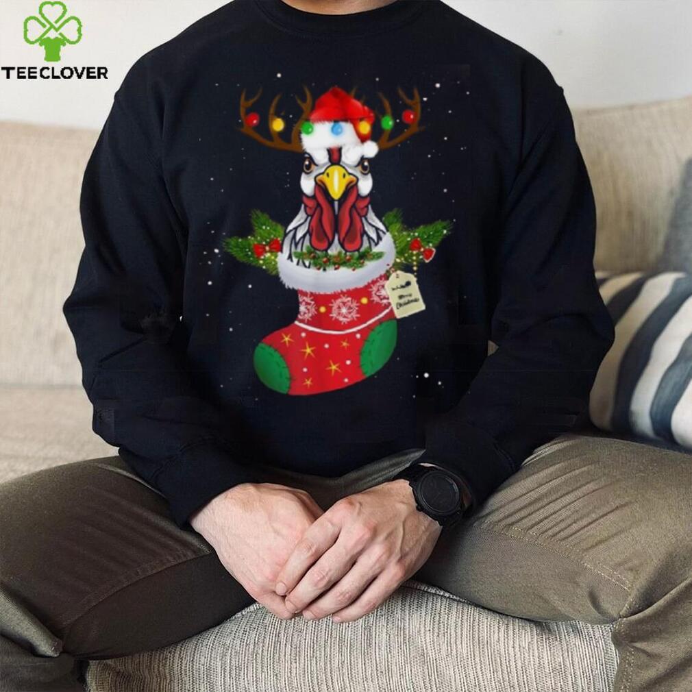 Christmas Lights Chicken Santa Funny Xmas Tree Chicken Shirt Christmas Lights Chicken Santa Funny Xmas Tree Chicken Shirt