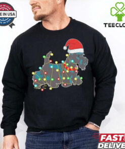 Christmas Lights Scottie Dog Lover Shirt