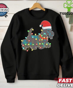 Christmas Lights Scottie Dog Lover Shirt
