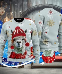 Christmas Llama Christmas Ugly Christmas Sweater Special Gift For Men Women